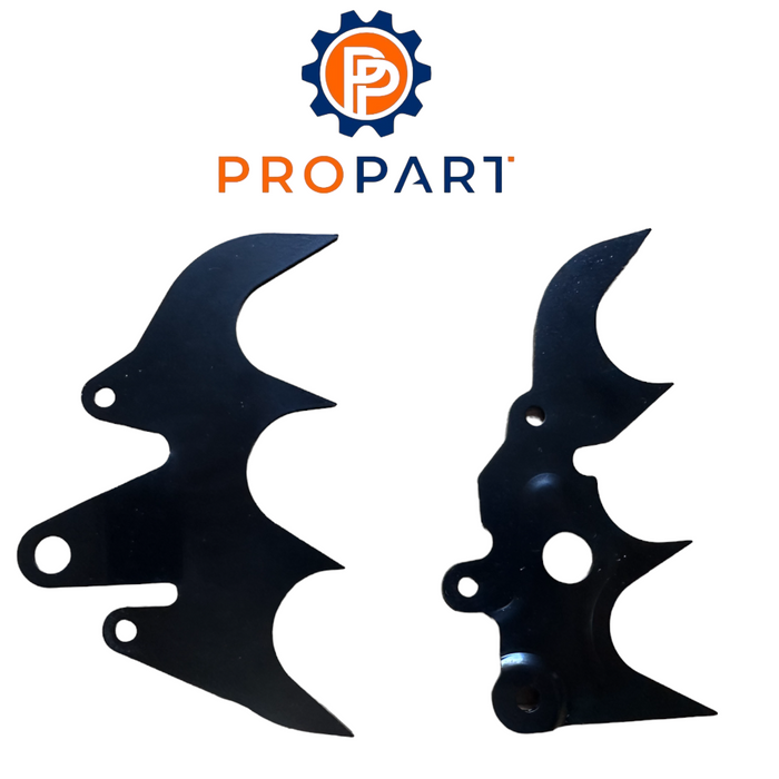 Set of (2) West Coast Spikes, Heavy Duty 4 Point for Husqvarna 395, 395XP, 394, 394XP Replacement for 503 69 02-01, 503 71 24-01, 503690201, 503712401