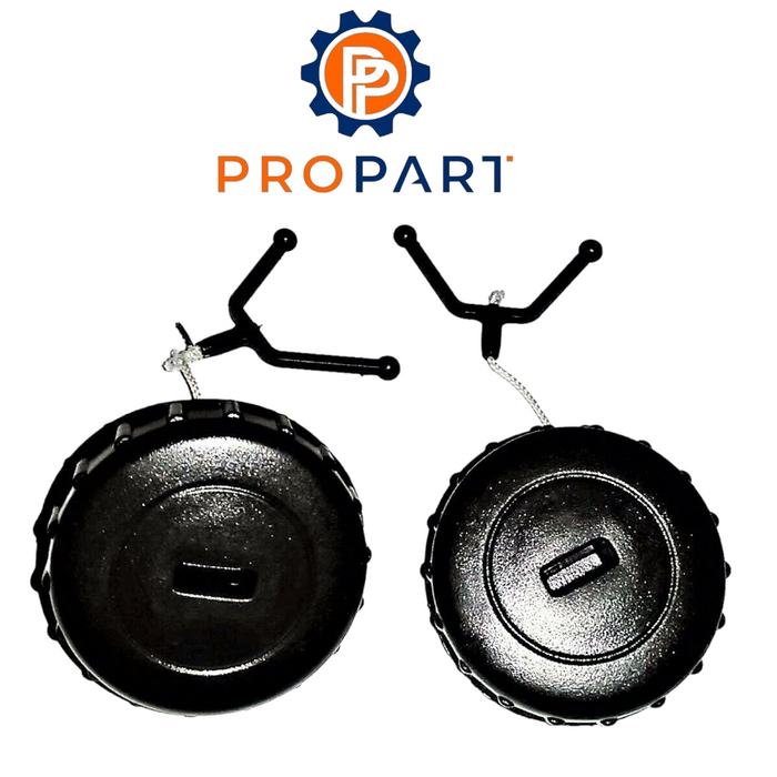 (2) Pack Fuel Cap + Oil Cap for Stihl MS180, MS170 Chainsaws Part # 1130 350 0500