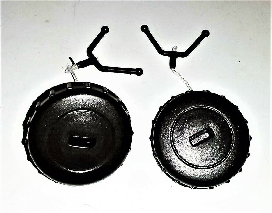 (2) Pack Fuel Cap + Oil Cap for Stihl MS180, MS170 Chainsaws Part # 1130 350 0500