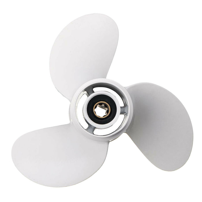 Aluminum Outboard Propeller 8-1/2X8 1/2P for Yamaha Prop 6-8HP Replaces 6G1-45941-00-EL